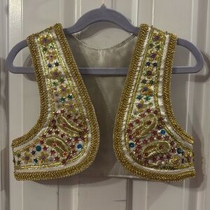 Girls Beaded Albanian Vest